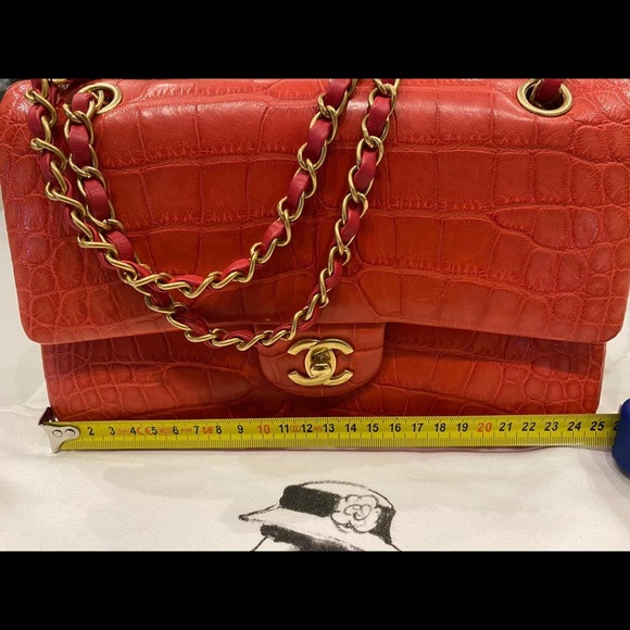 Chanel Crocodile Classic medium bag with GHW - Picture 3 of 15